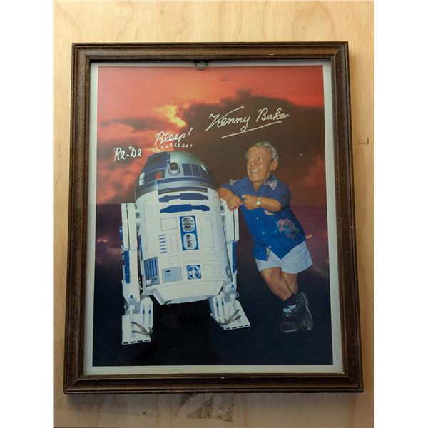 AUTOGRAPHED HEADSHOT: KENNY BAKER "R2-D2"