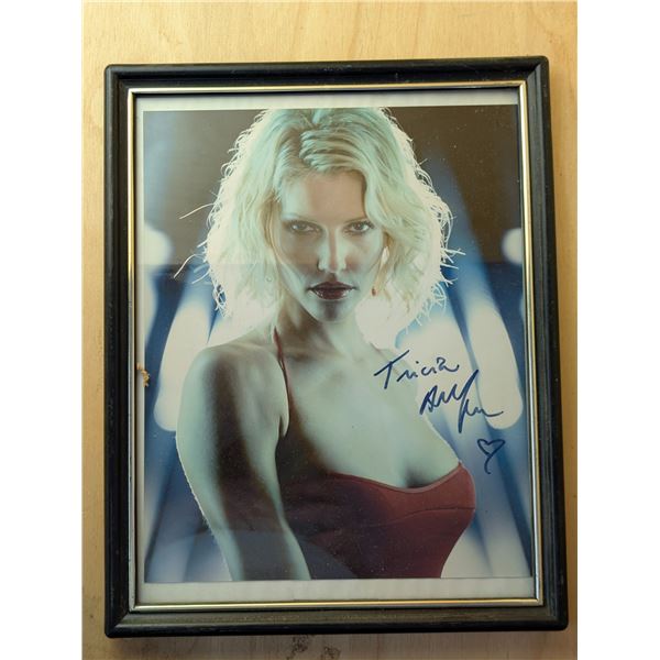 AUTOGRAPHED HEADSHOT: TRICIA HELFER "NUMBER 6"