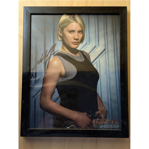 AUTOGRAPHED HEADSHOT KATEE SACKHOFF "CAPTAIN KARA 'STARBUCK' THRACE"