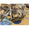Image 3 : LOT: 4 MODEL FRIGATES (AS IS) + BOOK "CONSTITUTION VS GUERRIERE