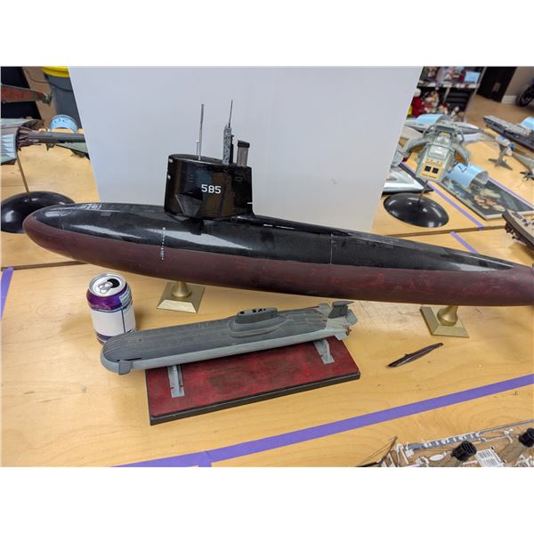 LOT: 3 MODEL SUBMARINES (AS IS)