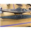Image 1 : LOT: 2 MODEL BATTLESHIPS (AS IS)
