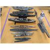 Image 1 : LOT: 12 MODEL BATTLESHIPS (AS IS)
