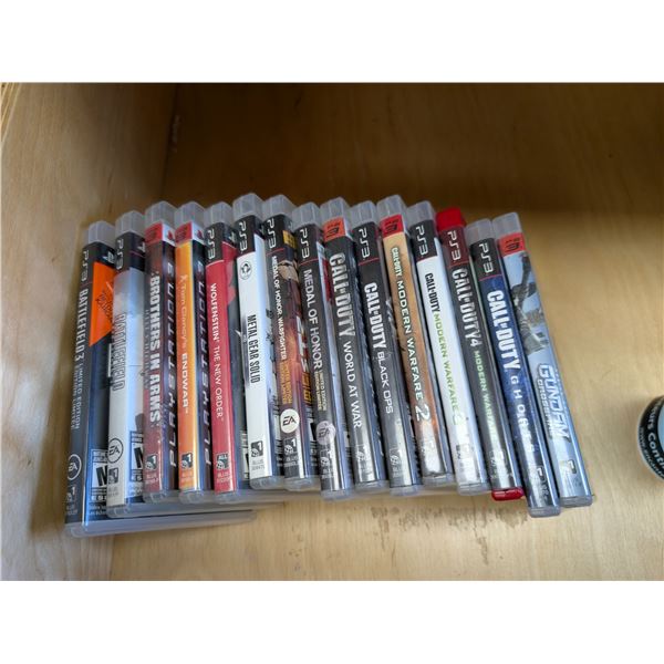 LOT: 15 PS3 GAMES