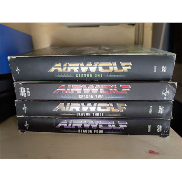LOT: 4 SEASONS "AIRWOLF" DVDS