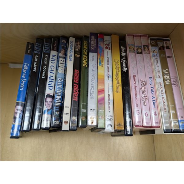 LOT: 19 CLASSIC FILMS DVDS