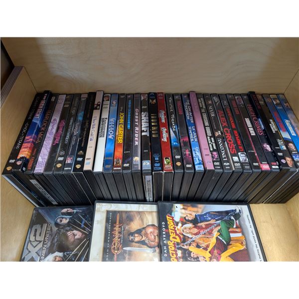 LOT: 34 DVDS ASSORTED