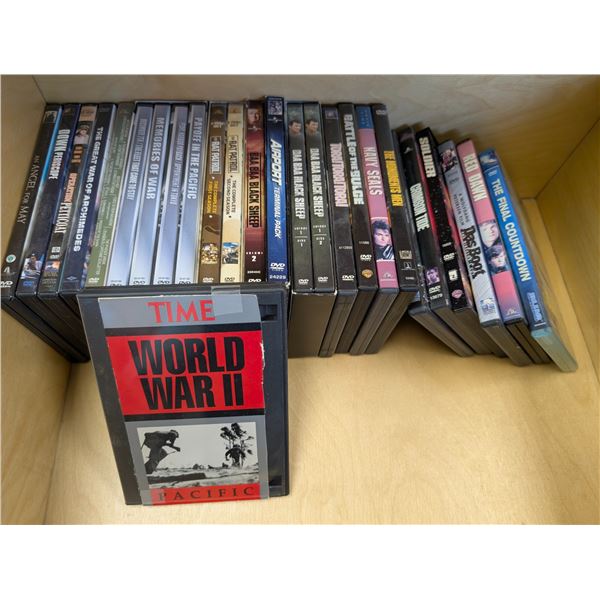 LOT: 25 DVDS (WAR)