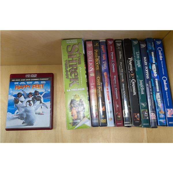 LOT: 14 DISNEY/ANIMATION DVDS