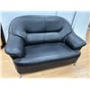 Image 1 : FAUX LEATHER LOVESEAT, 52"
