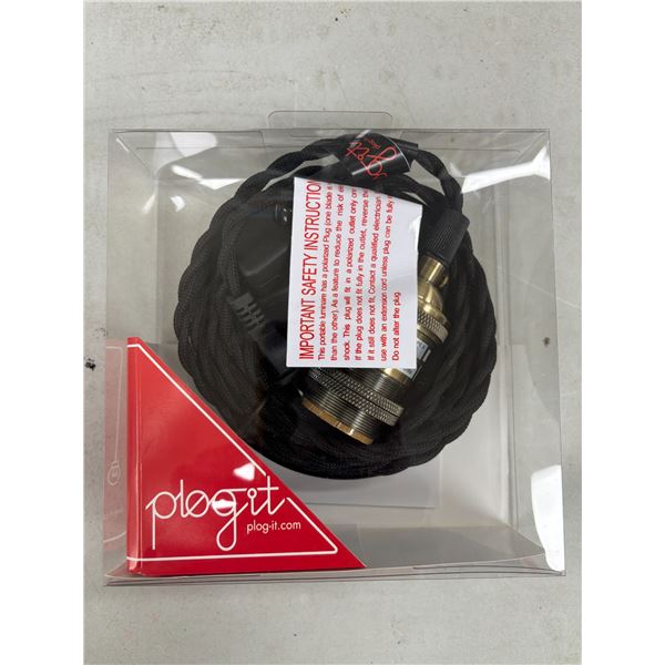 SOCLE AVEC FIL PLOG-IT -NOIR