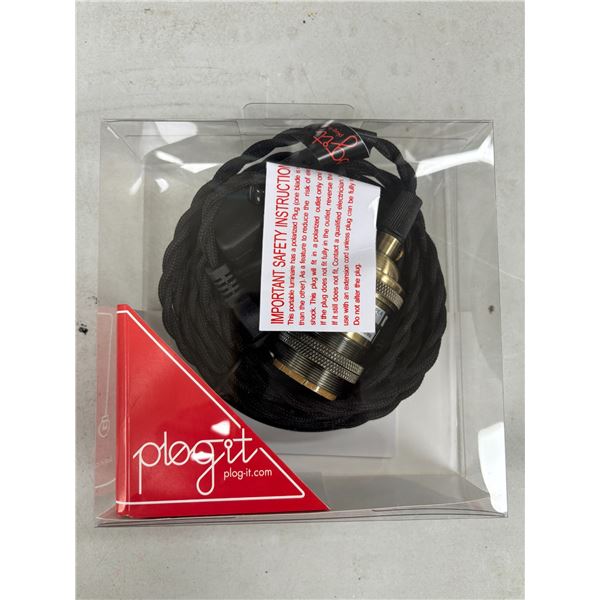 SOCLE AVEC FIL PLOG-IT -NOIR