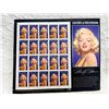 Image 1 : MARILYN MONROE COMMEMORATIVE STAMPS ISSUED BY THE UNITED STATES POSTAL SERVICE