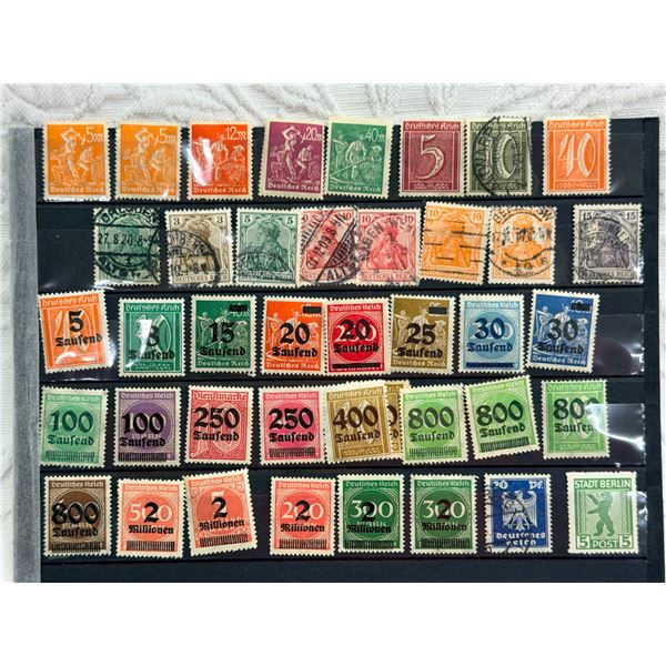 ANTIQUE GERMAN EMPIRE ("DEUTSCHES REICH") POSTAGE STAMPS (LOT 2)