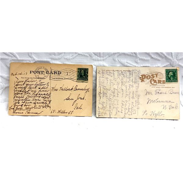 ANTIQUE POSTCARDS FROM GRAND FORKS, ND FROM 1900-1910S