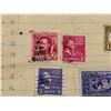 Image 10 : ANTIQUE UNITED STATES POSTAGE STAMPS: "POSTAGE DUE" AND AIRMAIL STAMPS ON VINTAGE PAPER