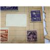 Image 13 : ANTIQUE UNITED STATES POSTAGE STAMPS: "POSTAGE DUE" AND AIRMAIL STAMPS ON VINTAGE PAPER