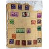 Image 14 : ANTIQUE UNITED STATES POSTAGE STAMPS: "POSTAGE DUE" AND AIRMAIL STAMPS ON VINTAGE PAPER