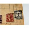 Image 22 : ANTIQUE UNITED STATES POSTAGE STAMPS: "POSTAGE DUE" AND AIRMAIL STAMPS ON VINTAGE PAPER