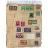 Image 7 : ANTIQUE UNITED STATES POSTAGE STAMPS: "POSTAGE DUE" AND AIRMAIL STAMPS ON VINTAGE PAPER
