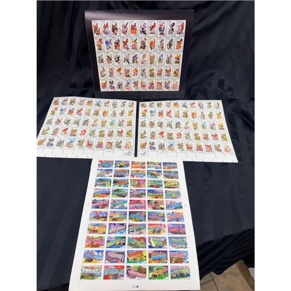BIRDS AND FLOWERS OF THE UNITED STATES SERIES AND "Greetings From America" OF THE 50 STATES
