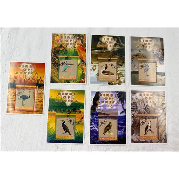 MALAWI POSTAGE STAMPS FROM THE "BIRDS OF AFRICA" SERIES (INTERNAL REFERENCE: J)