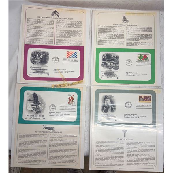VINTAGE FIRST DAY OF ISSUE POSTAL COVERS