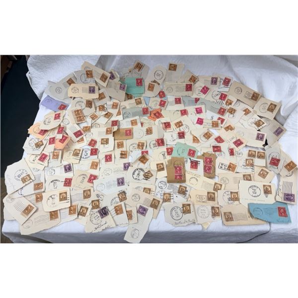VINTAGE POSTAGE STAMPS: "KILOWARE" OR "ON-PAPER" STAMPS