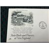 Image 2 : FIRST DAY OF ISSUE STATE BIRDS AND FLOWERS OF THE UNITED STATES SERIES: NEW ENGLAND STATES (INTERNAL