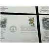 Image 4 : FIRST DAY OF ISSUE STATE BIRDS AND FLOWERS OF THE UNITED STATES SERIES: NEW ENGLAND STATES (INTERNAL