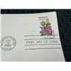 Image 4 : FIRST DAY OF ISSUE STATE BIRDS AND FLOWERS OF THE UNITED STATES SERIES: PACIFIC STATES AND FRONTIER 