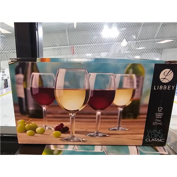Libbey Wine & Dine Classic Set of 12 Glasses, 11 Oz Each