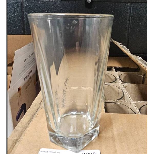 Libbey DuraTuff Inverness 12 oz Beverage Glasses, Model 15483, 3 Dozen