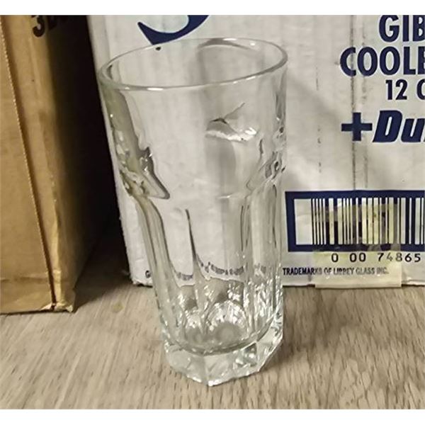 SYSCO Gibraltar Cooler Glasses 12 oz, Item 15235, Set of 3 Dozen
