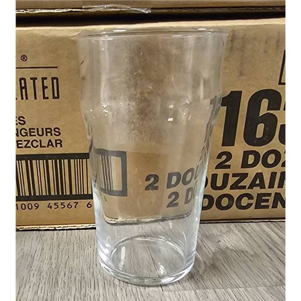 Libbey 1639 Heat-Treated 16 oz Mixing Glasses, 2 Dozen