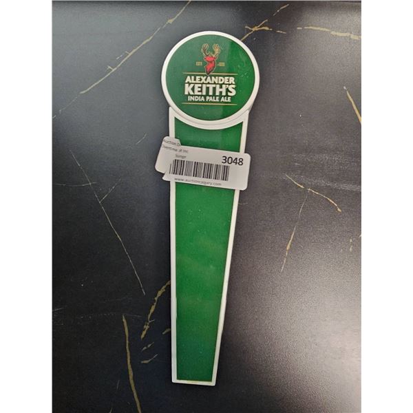 Alexander Keith’s India Pale Ale Beer Tap Handle