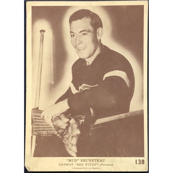 1940-41 O-PEE-CHEE NHL V301-2 - MUD BRUNETEAU (HOF)