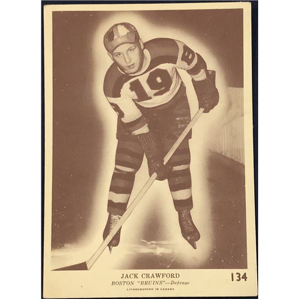 1940-41 O-PEE-CHEE NHL V301-2 - JACK CRAWFORD