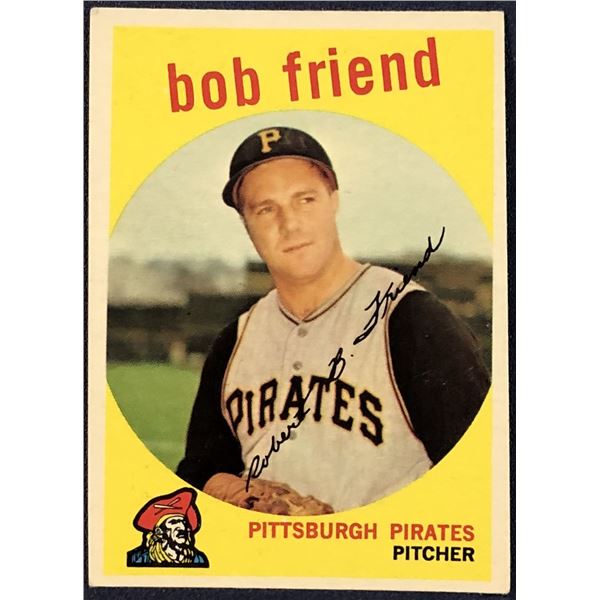 1959 TOPPS GRAY BACK BOB FRIEND