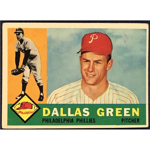 1960 TOPPS GRAY BACK DALLAS GREEN