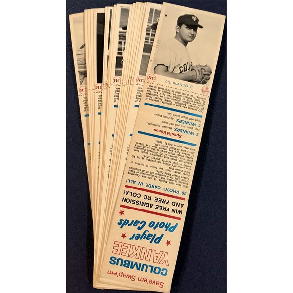 1966 ROYAL CROWN COLA COLUMBUS YANKEES SET