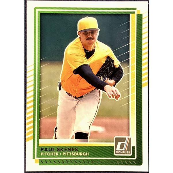 2025 DONRUSS PAUL SKENES ROOKIE CARD