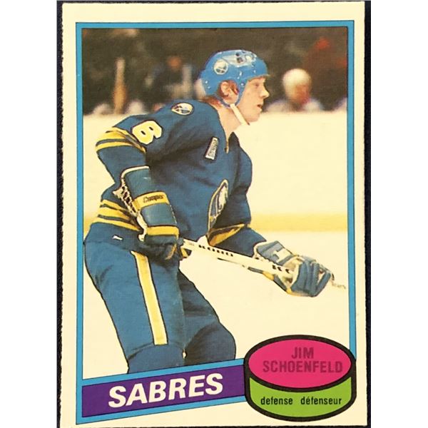 1980-81 O-PEE-CHEE JIM SCHOENFELD