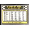 Image 2 : 1981 FLEER CARLTON FISK (HOF)
