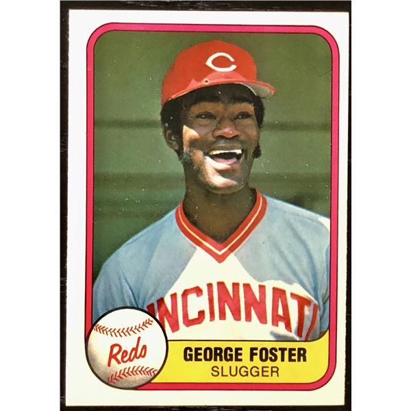 1981 FLEER GEORGE FOSTER