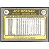 Image 2 : 1981 FLEER JOE MORGAN (HOF)