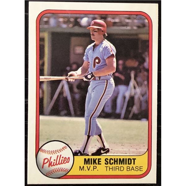 1981 FLEER MIKE SCHMIDT (HOF)