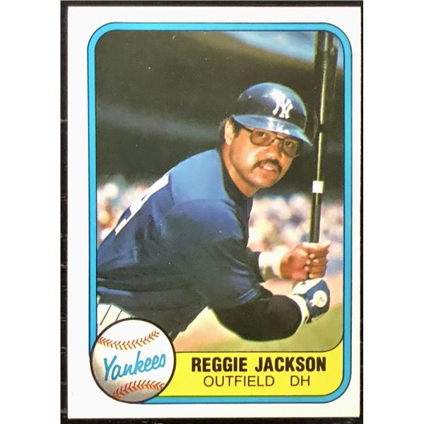 1981 FLEER REGGIE JACKSON (HOF)