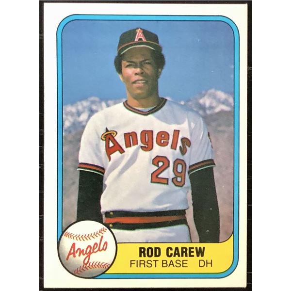 1981 FLEER ROD CAREW (HOF)