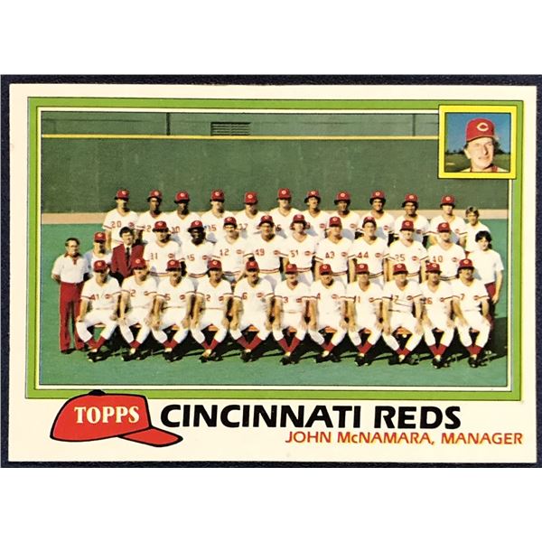 1981 TOPPS CINCINNATI REDS